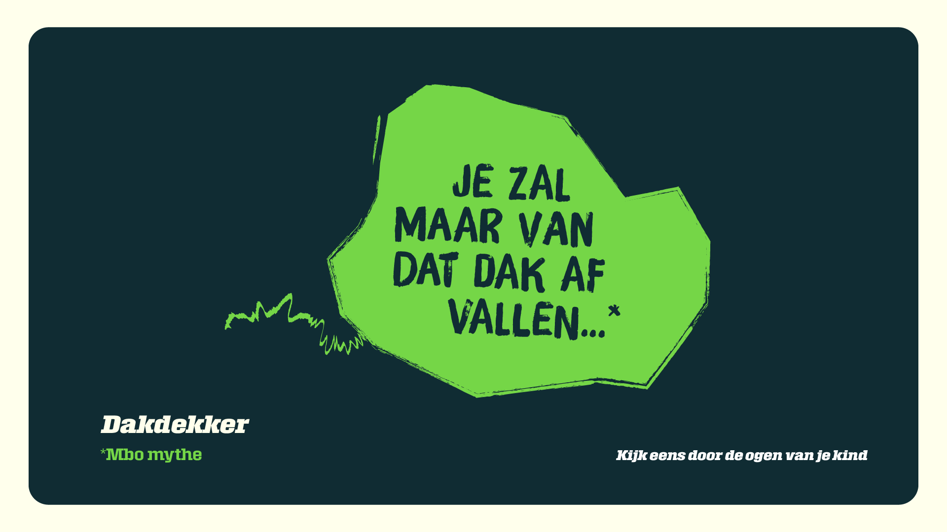 Mbo-mythe over de dakdekker